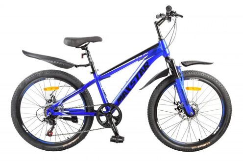 Велосипед Maxstar подростковый 24", синий/черный